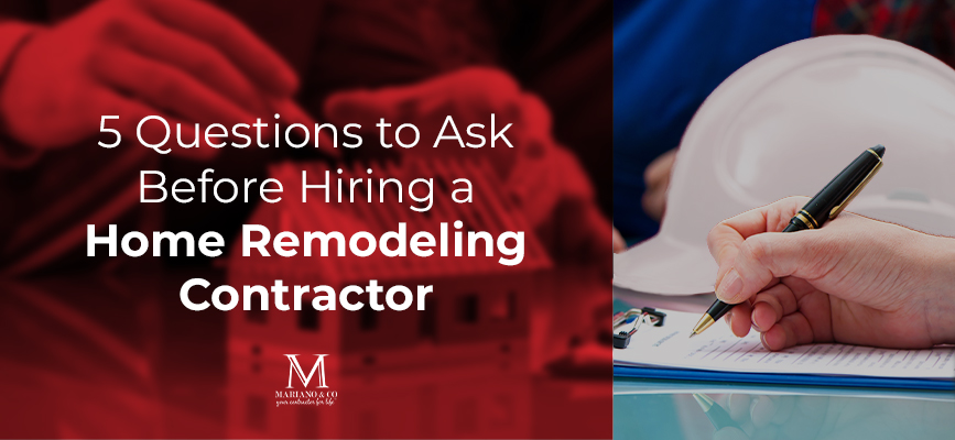 Questions to Ask a Home Remodeling Contractor
