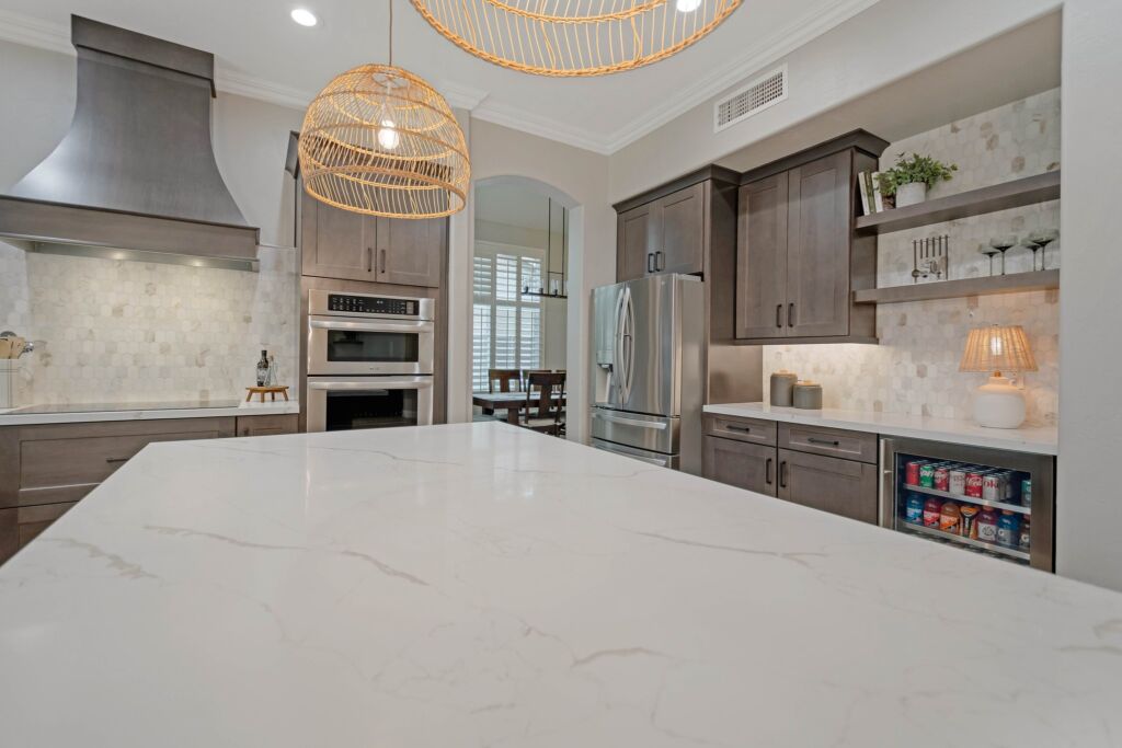 Transitional Kitchen & Fireplace in Phoenix, AZ
