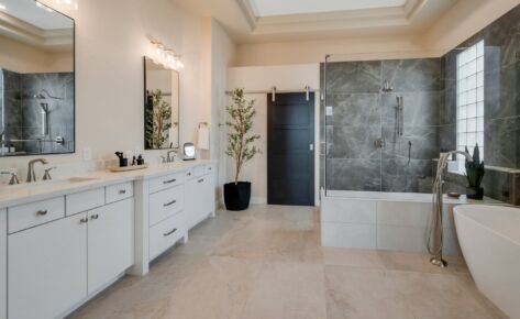 Luxury Contemporary Master Bathroom Remodel in Scottsdale AZ