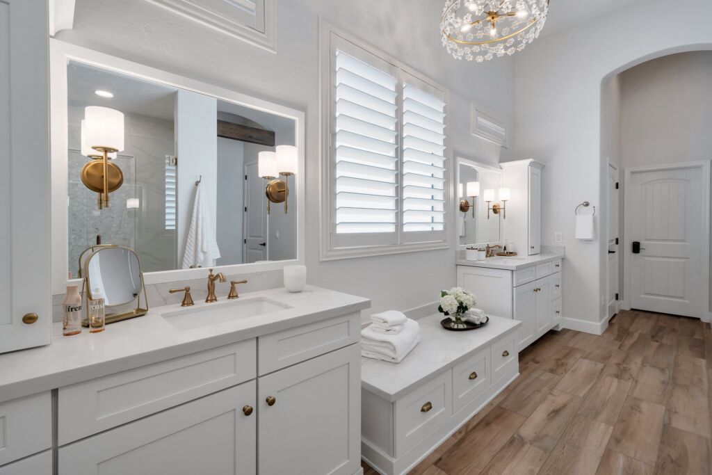Transitional Master Bathroom Remodel in Mesa AZ