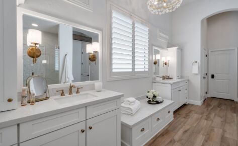 Transitional Master Bathroom Remodel in Mesa AZ