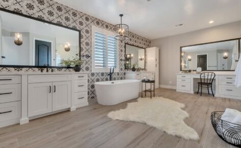 Transitional Master Bathroom Remodel in Chandler AZ